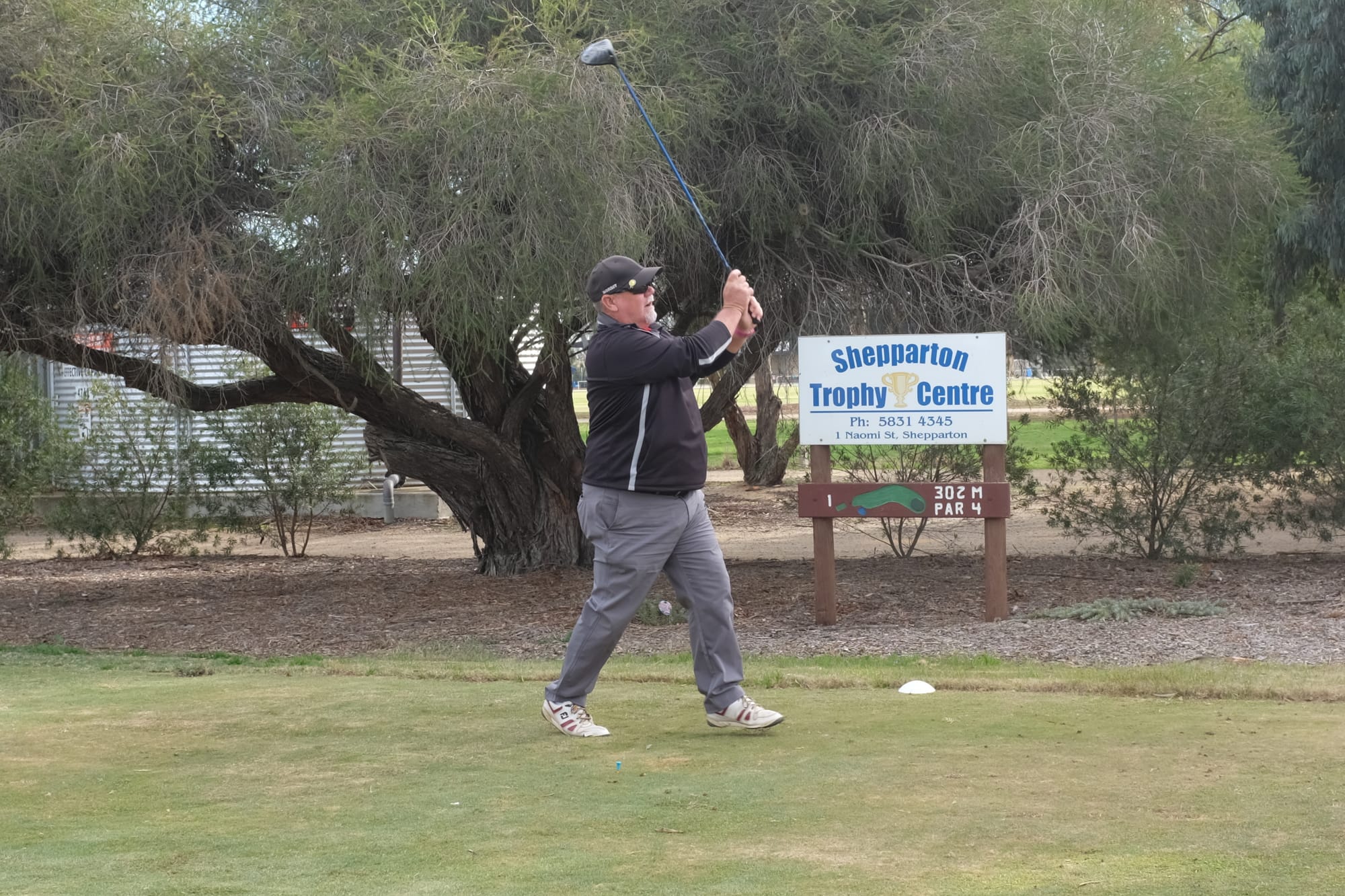 Round five ... Mark Hegarty was an easy winner in Saturday’s Numurkah golf competition.