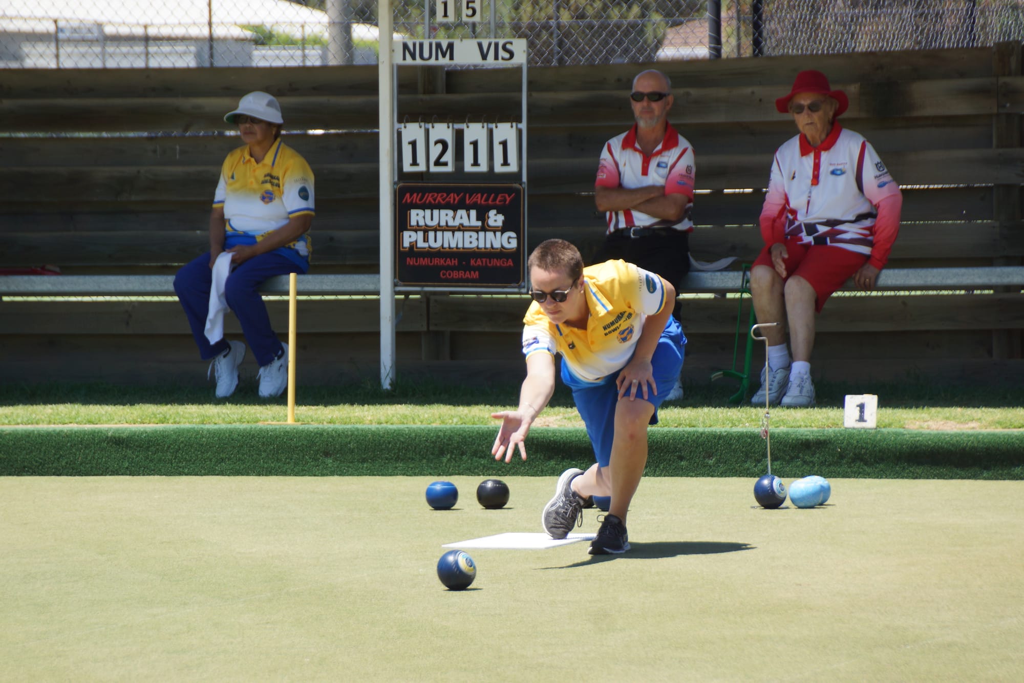 Star... Taylor Hills was part of Numurkah Bowls Club’s successful division two team against Berrigan last Friday. 