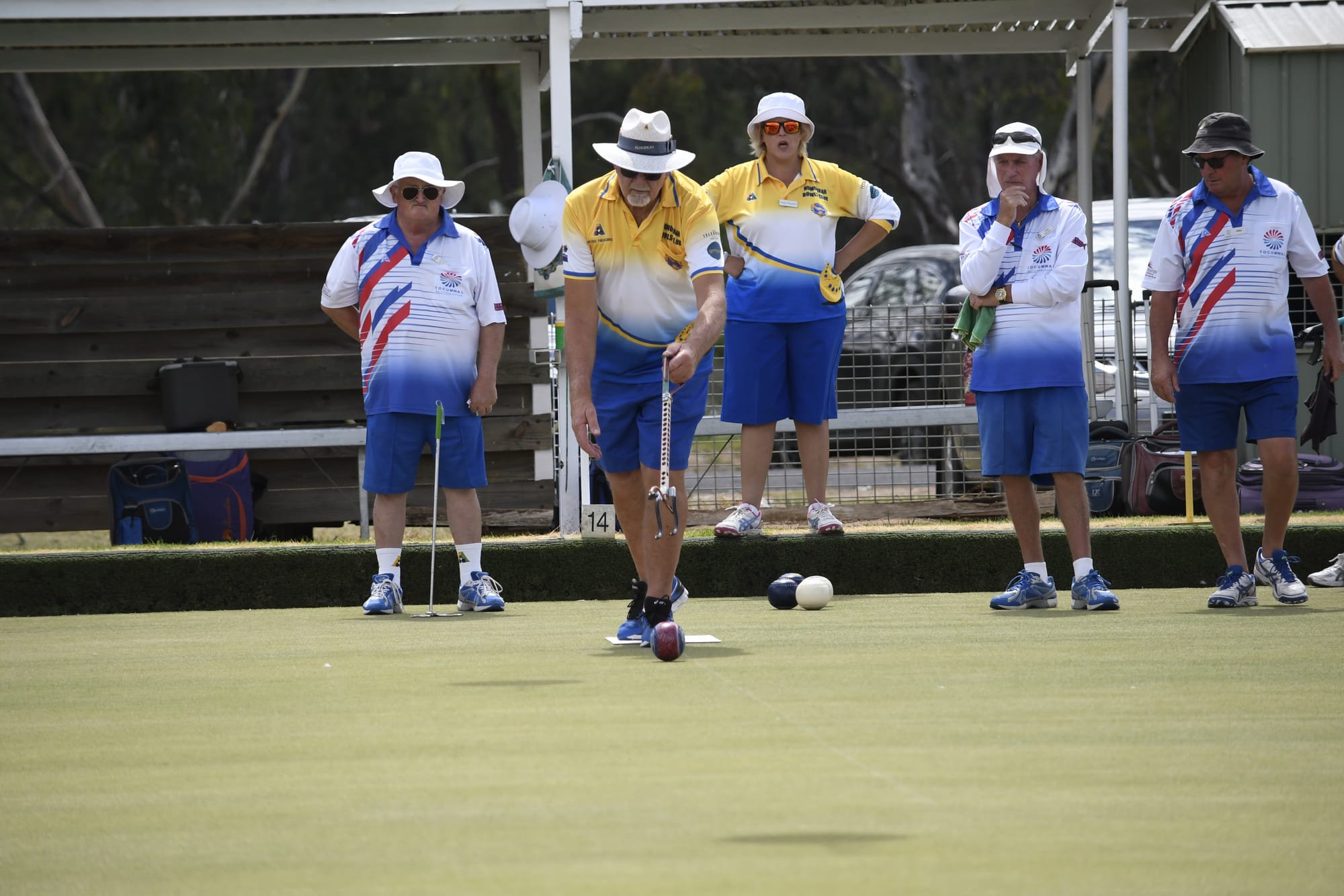 Precision... Ross Higgins was in good touch last Saturday.
