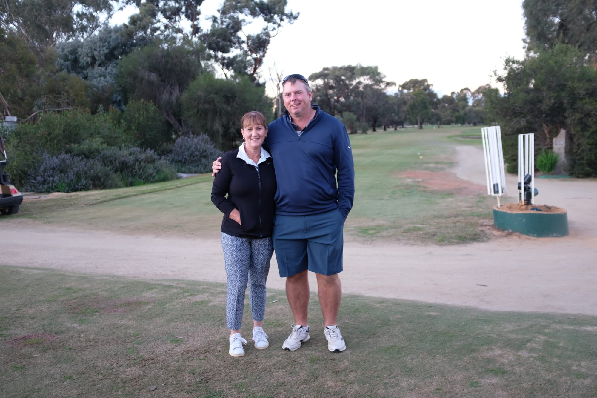 Superstars... Tracey Clouston and Andrew Storer both won their remarkable 12th respective club championship titles at the weekend. 