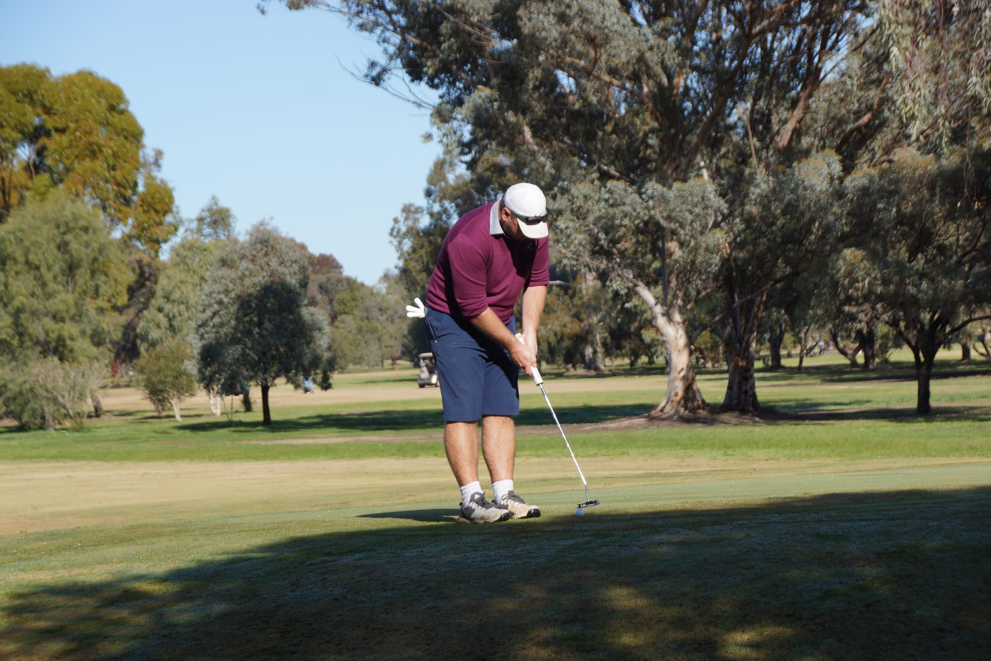 Close, but ... Andrew Storer shot a course record equalling 65 on Saturday, but couldn’t even win the day’s monthly medal.