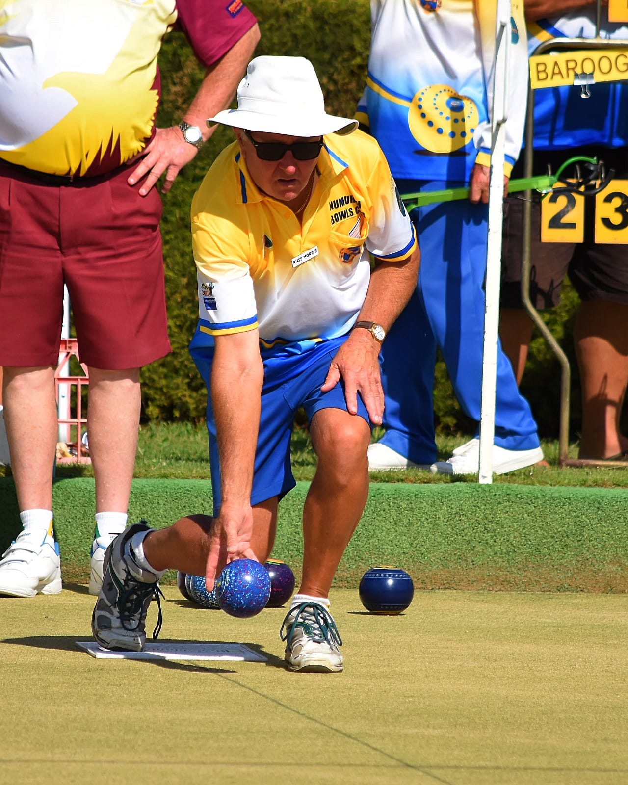 Almost... Russell Morris’s rink fell short of an incredible comeback on Saturday, but the team still won overall. 