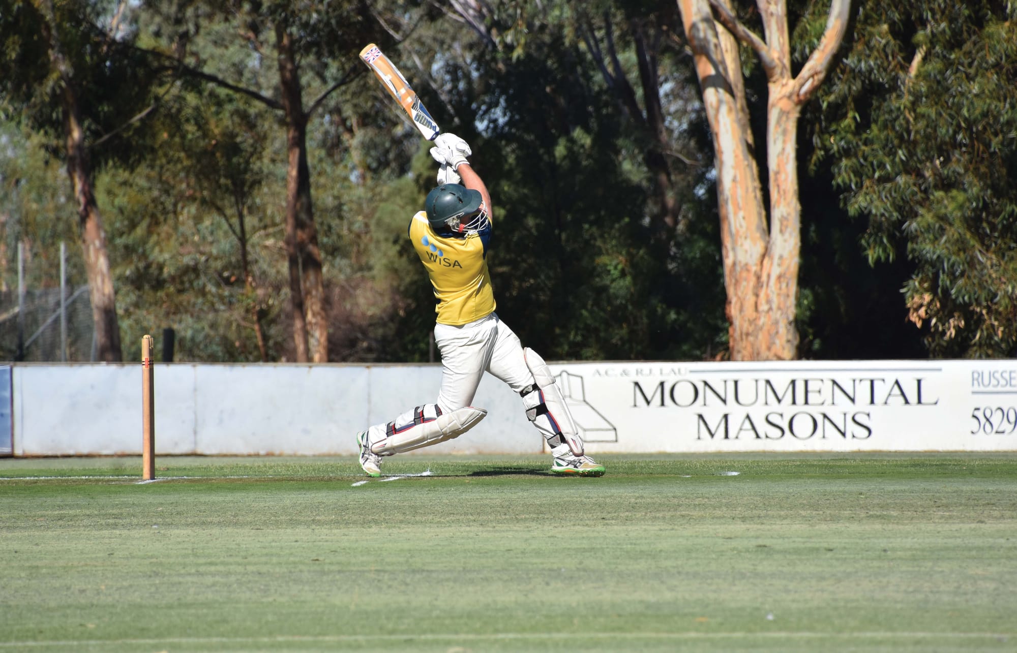 The master at work... Jedd Wright smashed 100 from just 93 balls at the weekend. 
