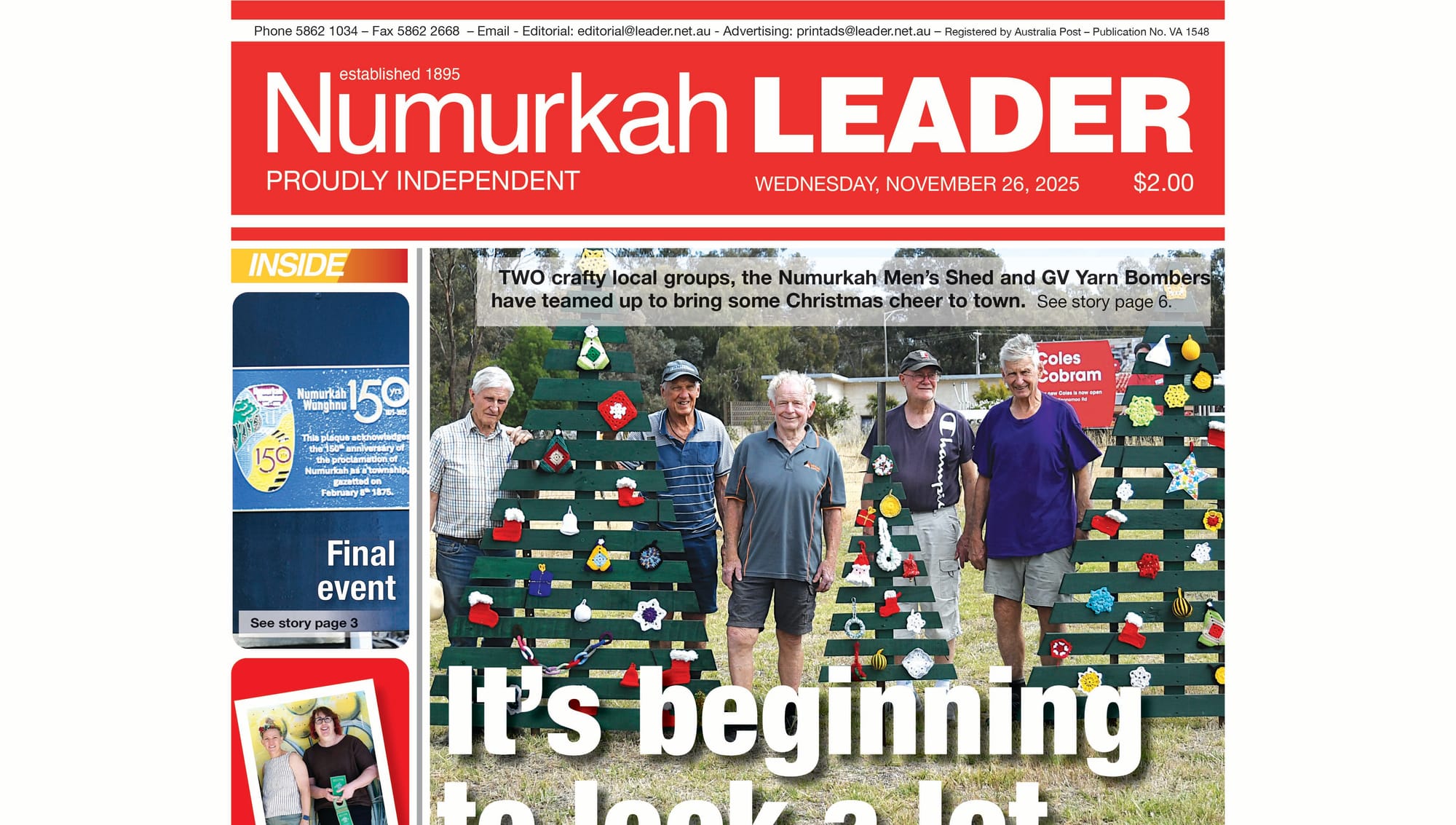 Numurkah Leader Digital Edition November 26 2025