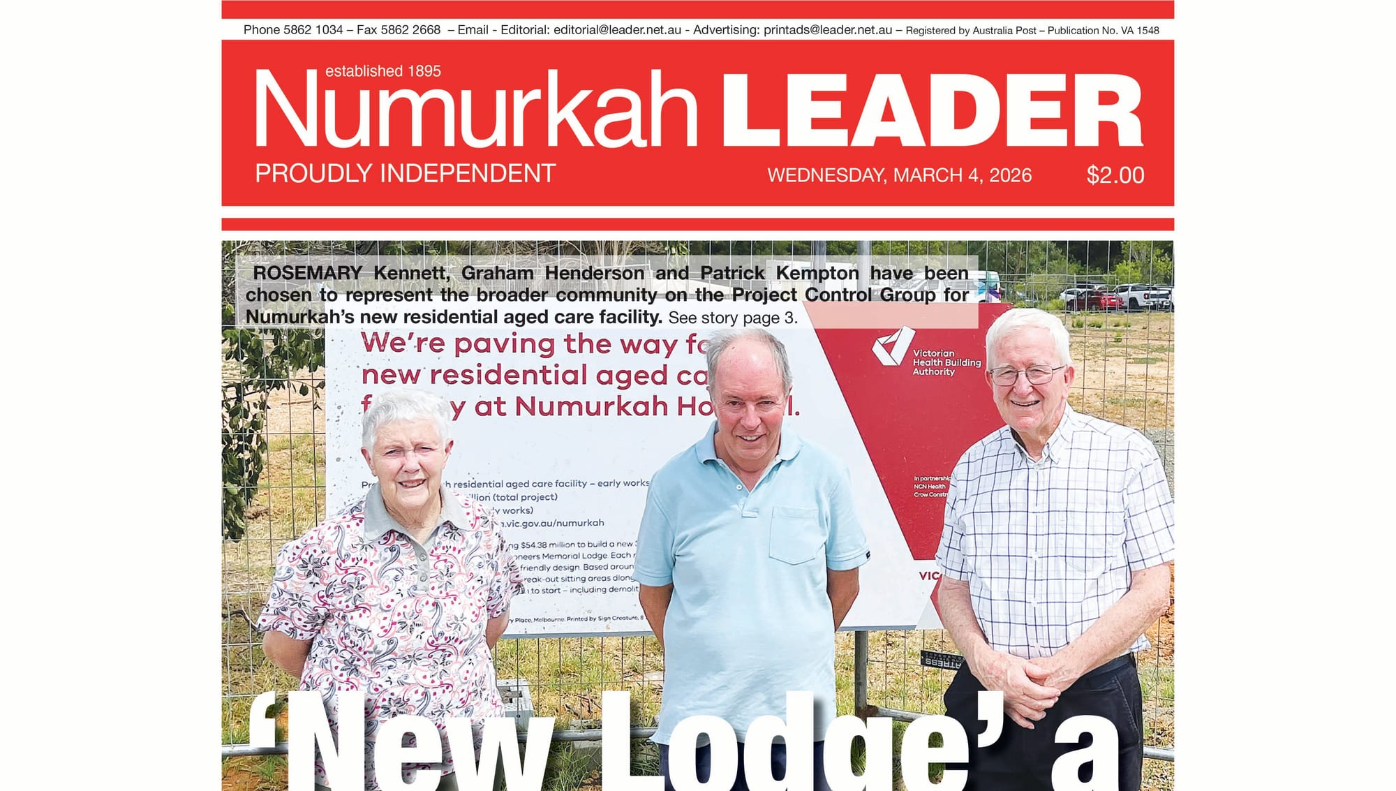 Numurkah Leader Digital Edition March 4 2026
