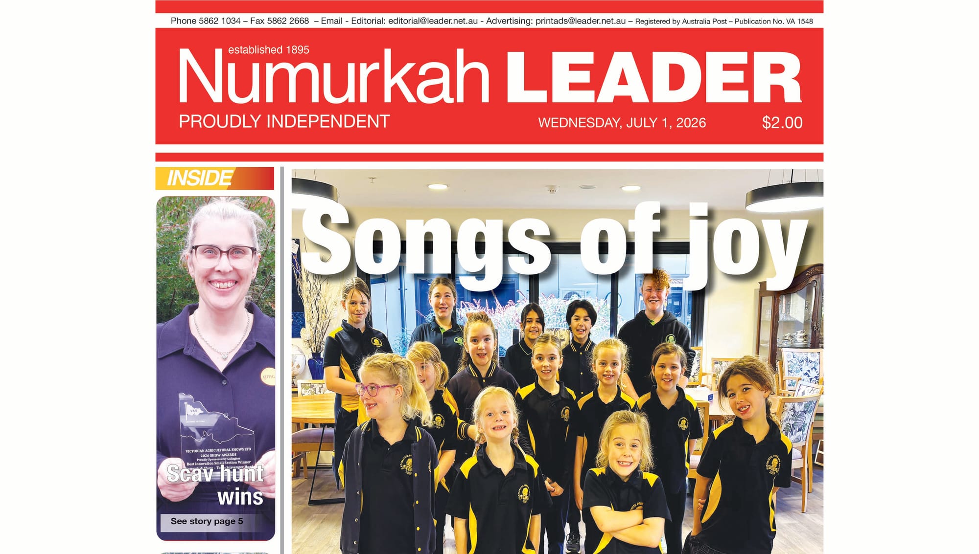 Numurkah Leader Digital Edition July 1 2026