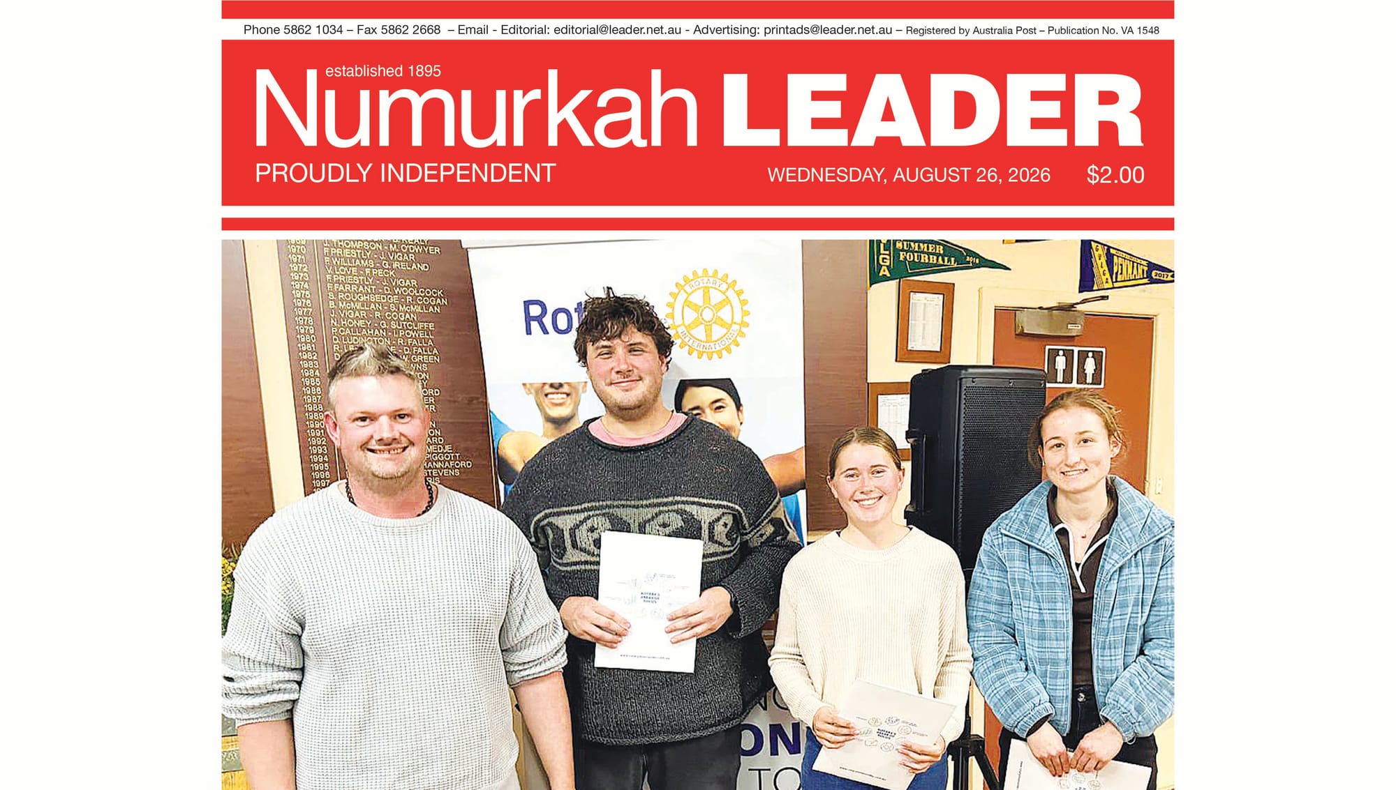 Numurkah Leader Digital Edition August 26 2026