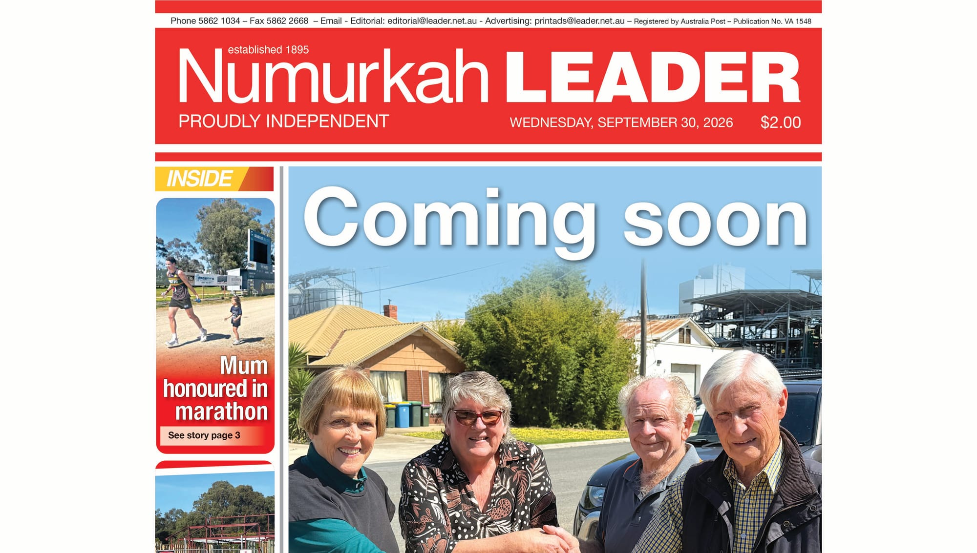 Numurkah Leader Digital Edition September 30 2026