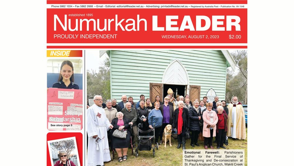 Numurkah Leader digital edition: August 2 2023 post image
