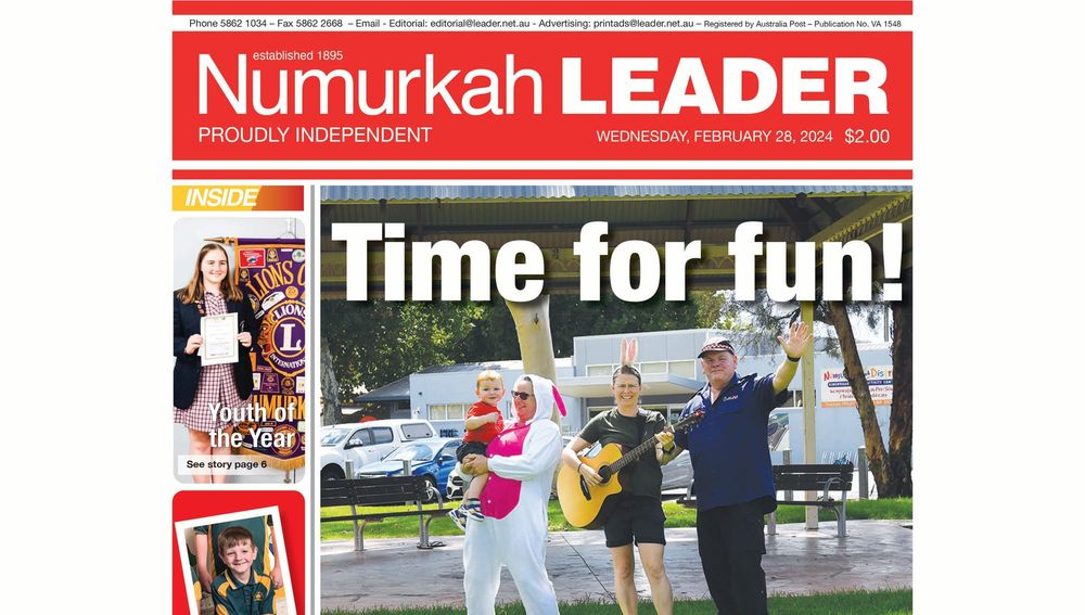 Numurkah Leader digital edition: February 28 2024 post image