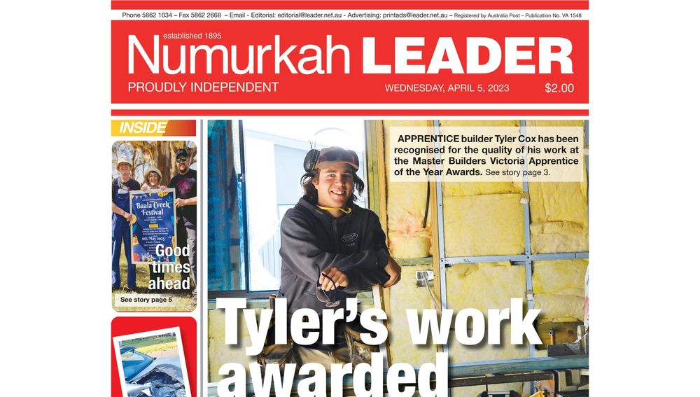 Numurkah Leader digital edition: April 5 2023 post image