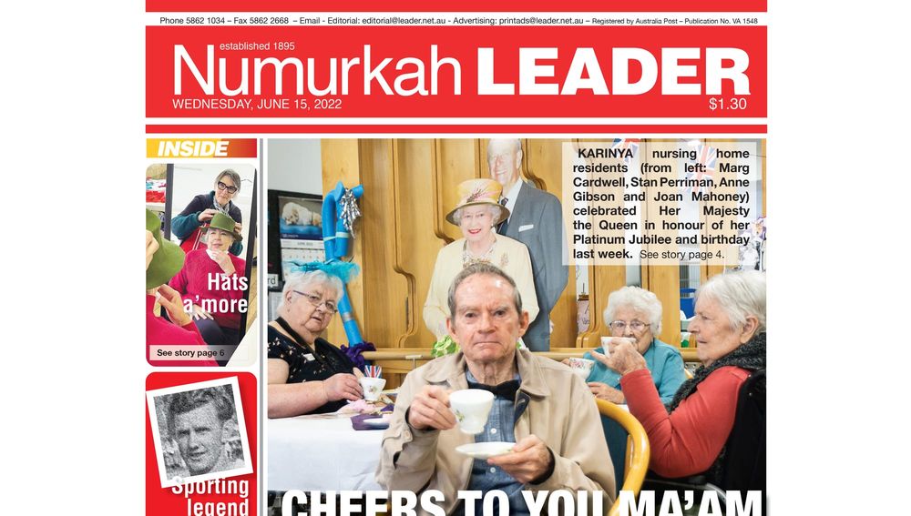 Numurkah Leader digital edition: June 15 2022 post image