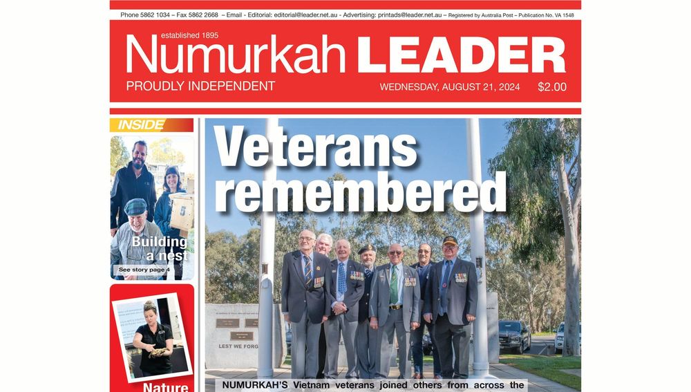 Numurkah Leader Digital Edition August 21 2024 post image