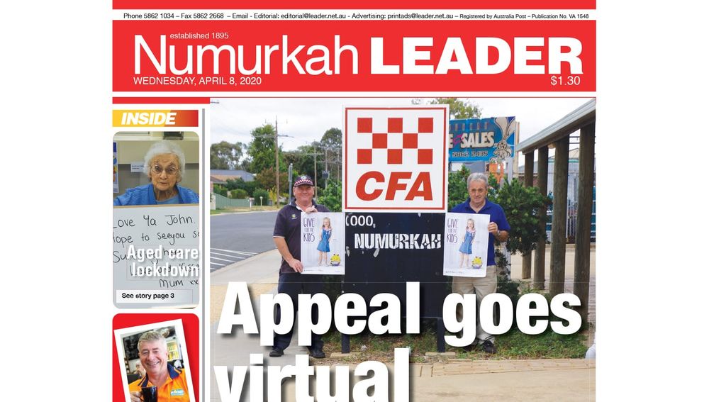 Numurkah Leader digital edition: April 8 2020 post image