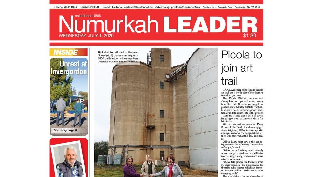 Numurkah Leader digital edition: July 1 2020 post image