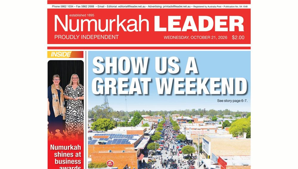 Numurkah Leader Digital Edition October 21 2026 post image