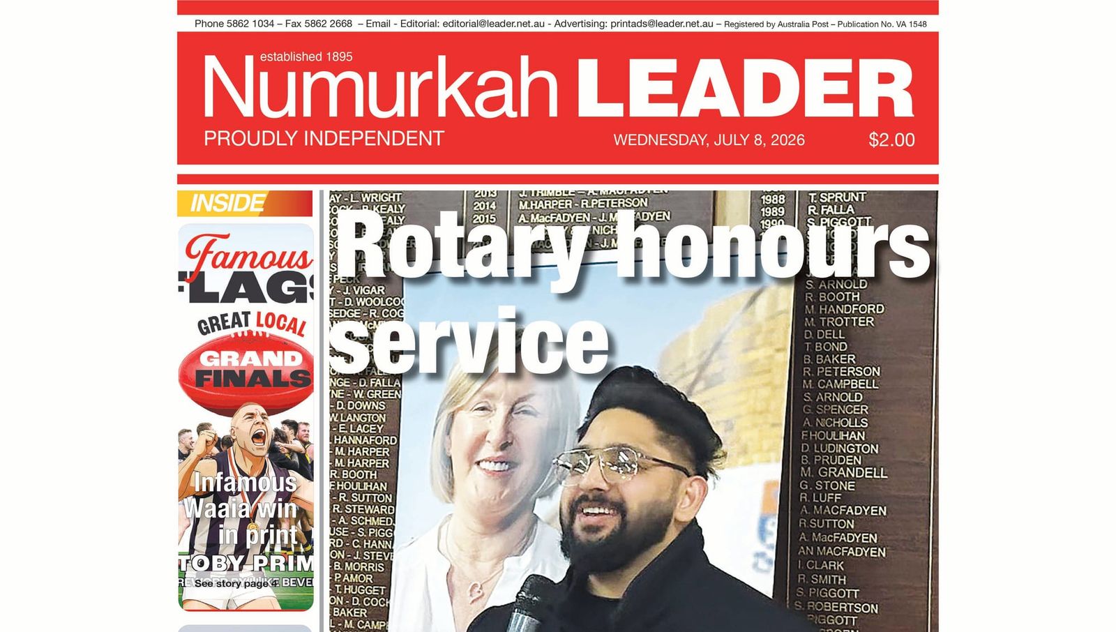 Numurkah Leader Digital Edition July 8 2026 post image