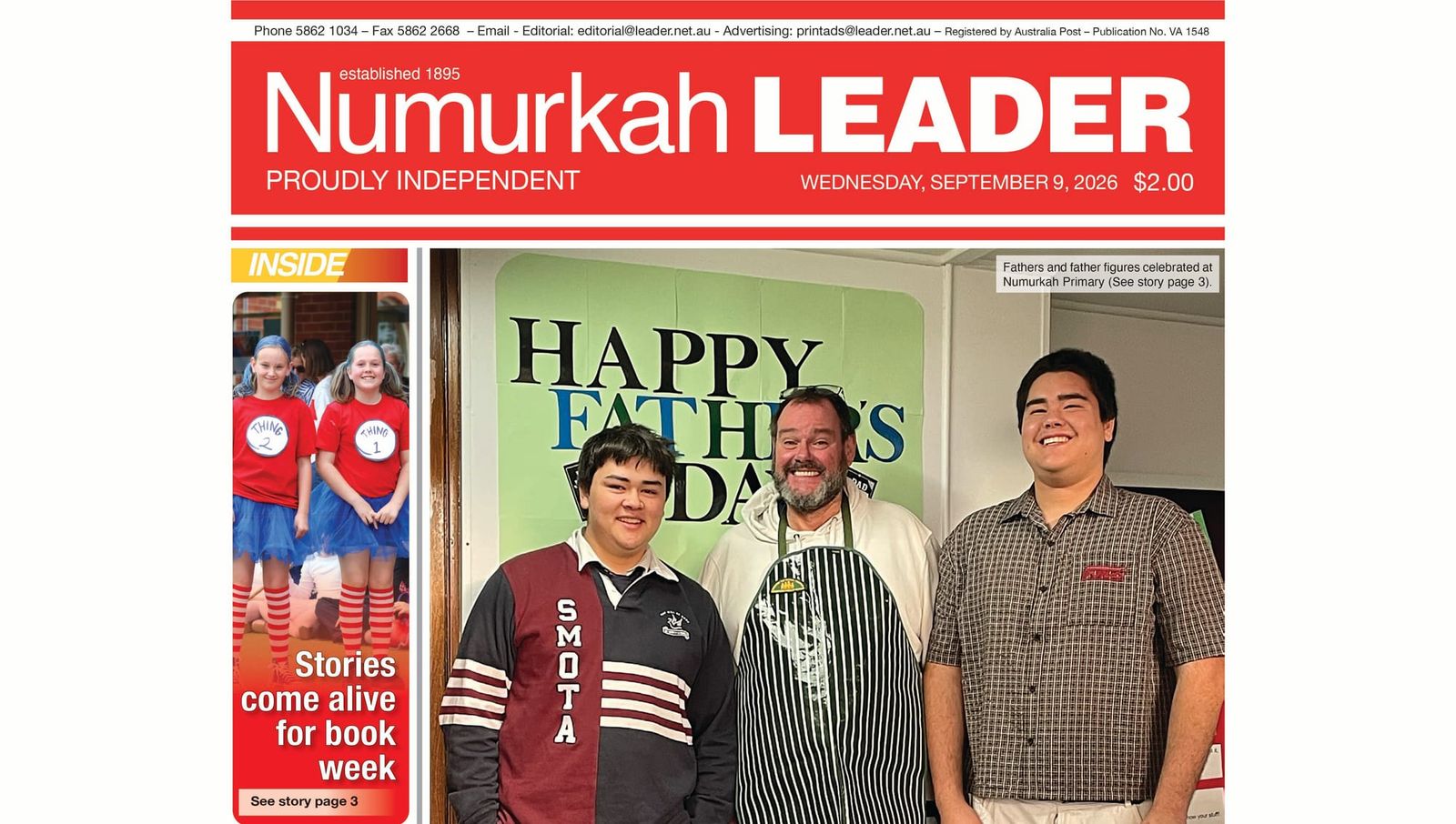 Numurkah Leader Digital Edition September 9 2026 post image