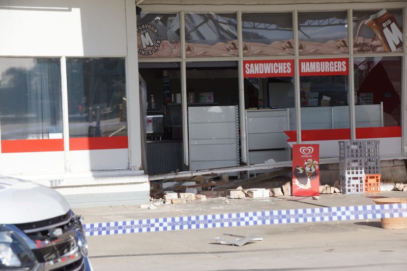 Roadhouse ram raid sparks grass fire post image