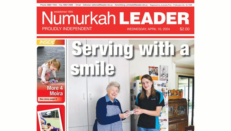 Numurkah Leader Digital Edition April 10 2024 post image