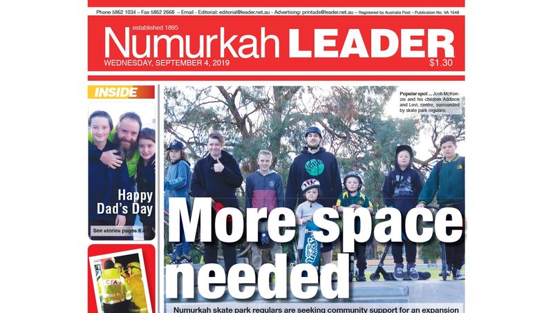 Numurkah Leader digital edition September 4 2019 post image