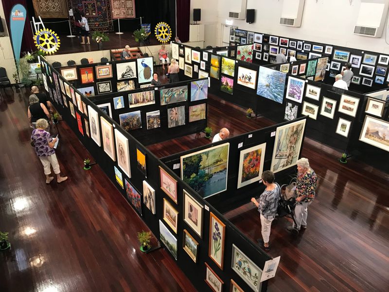 Excellent entries for art exhibition post image