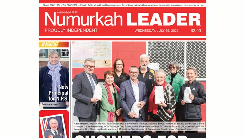 Numurkah Leader digital edition: July 19 2023 post image