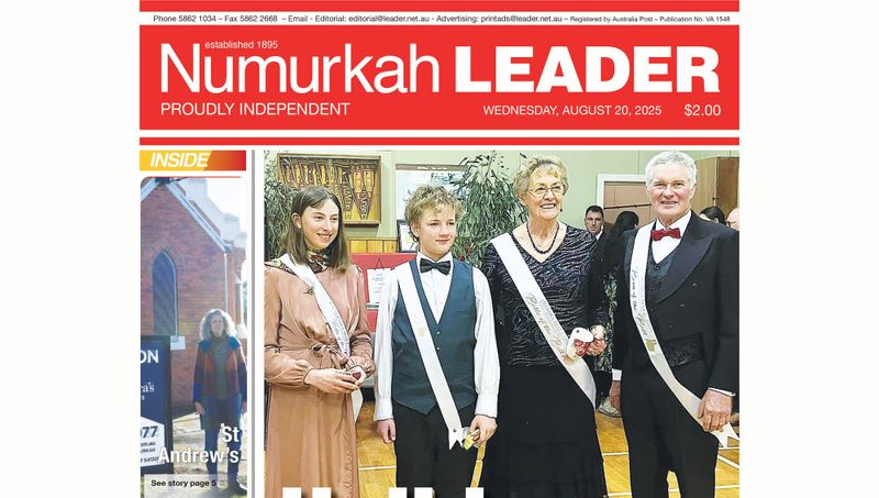Numurkah Leader Digital Edition August 20 2025 post image