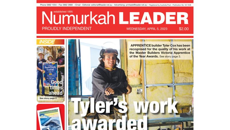 Numurkah Leader digital edition: April 5 2023 post image