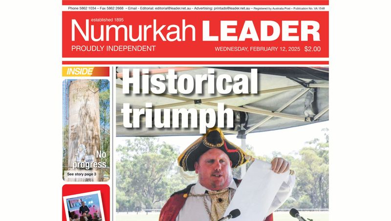 Numurkah Leader Digital Edition February 12 2025 post image