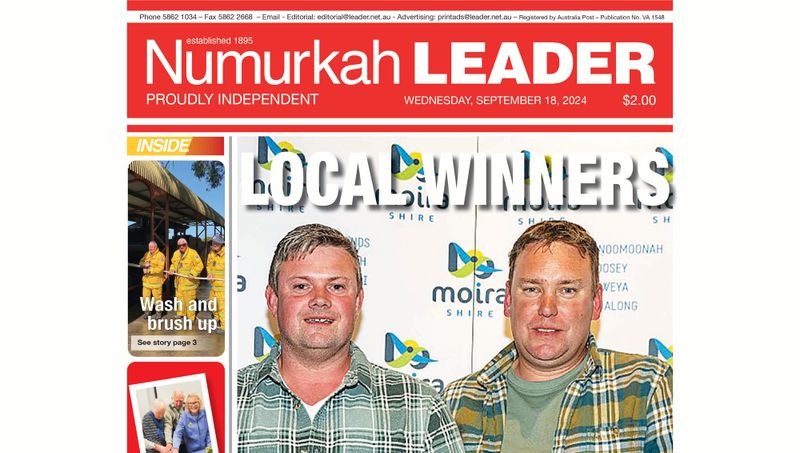 Numurkah Leader Digital Edition September 18 2024 post image