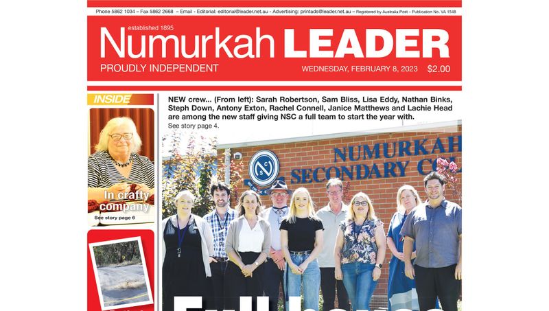 Numurkah Leader digital edition: February 8 2023 post image
