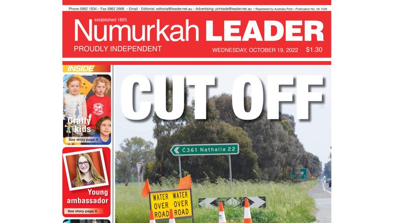 Numurkah Leader digital edition: October 19 2022 post image