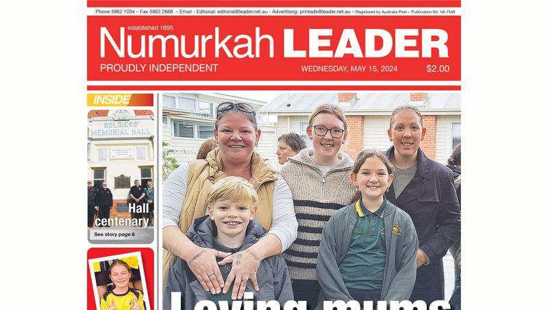 Numurkah Leader Digital Edition May 15 2024 post image