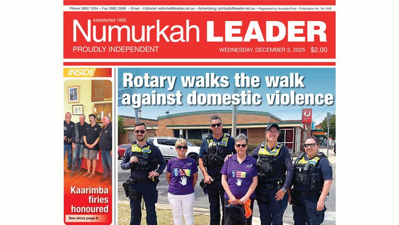 Numurkah Leader Digital Edition December 3 2025 post image