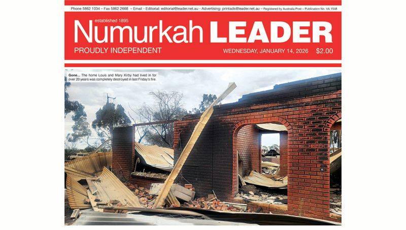 Numurkah Leader Digital Edition January 14 2026 post image