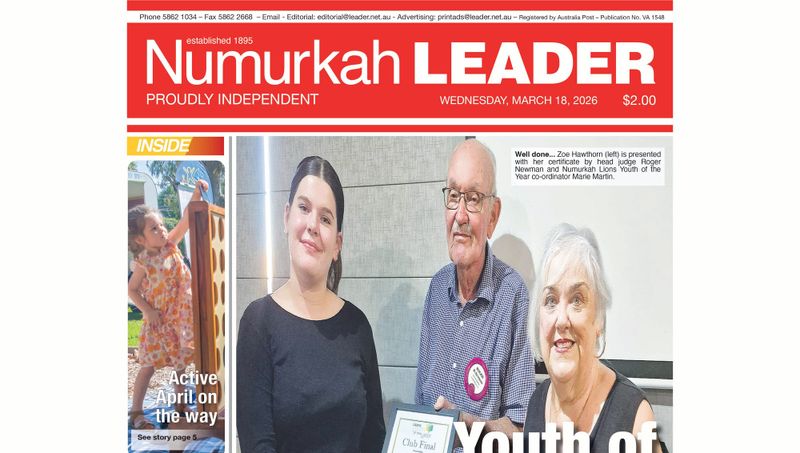 Numurkah Leader Digital Edition March 18 2026 post image