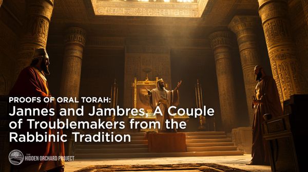 Proofs of Oral Torah: Jannes and Jambres, A Couple of Troublemakers from the Rabbinic Tradition