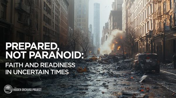 Prepared, Not Paranoid: Faith and Readiness in Uncertain Times