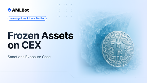 Frozen Assets on CEX : Sanctions Exposure Case