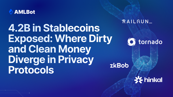Stablecoin Flows Through Crypto Privacy Tools: $4.2B Exposed by Protocol, Asset, and Risk Profile