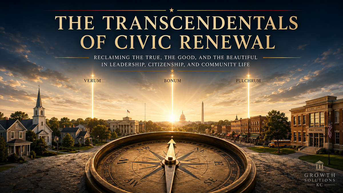 The Transcendentals of Civic Renewal