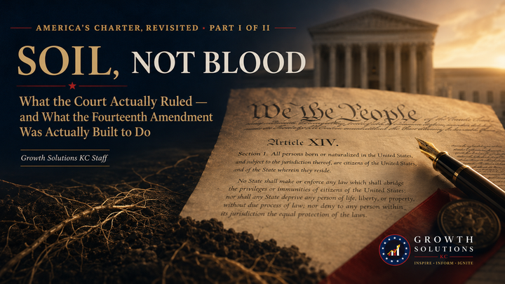 Soil, Not Blood — Birthright Citizenship