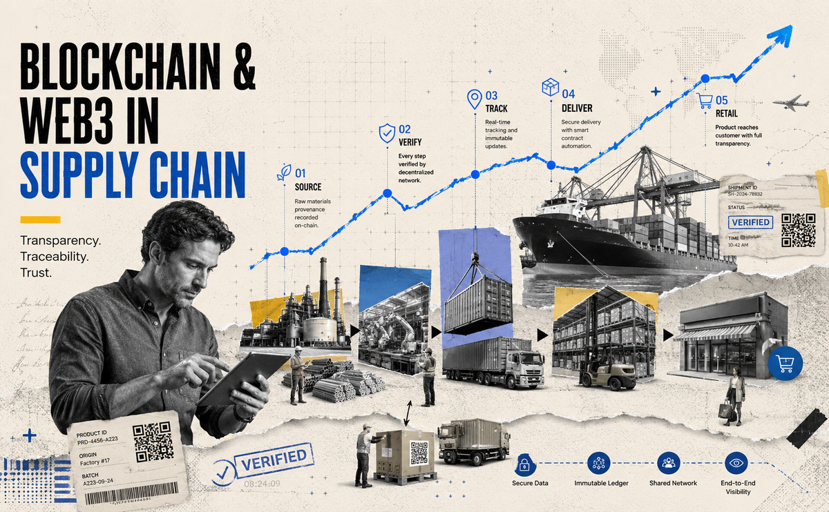 How Does Web3 in Supply Chain Management Enhance Transparency and Efficiency with Blockchain?