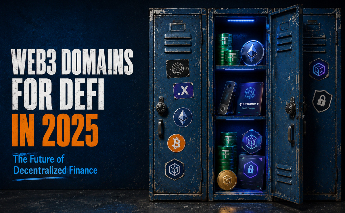 How Web3 Domains are Driving Institutional Adoption of DeFi in 2025