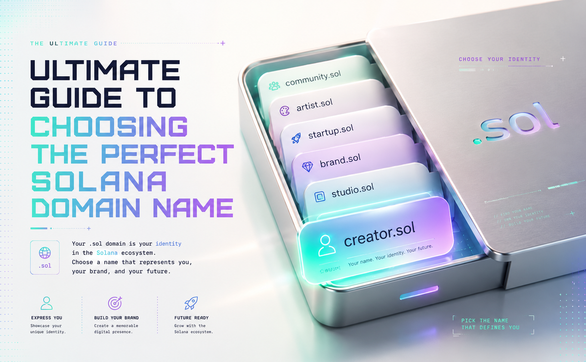 Solana Name Service and .sol Domains: Your Complete Guide to Getting Started