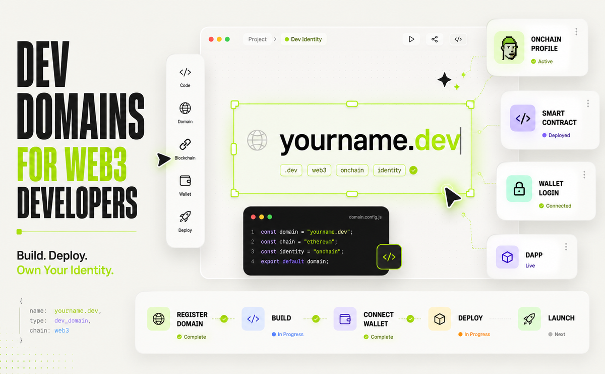 Empowering Developers: The Rise of .dev Domains in Web3