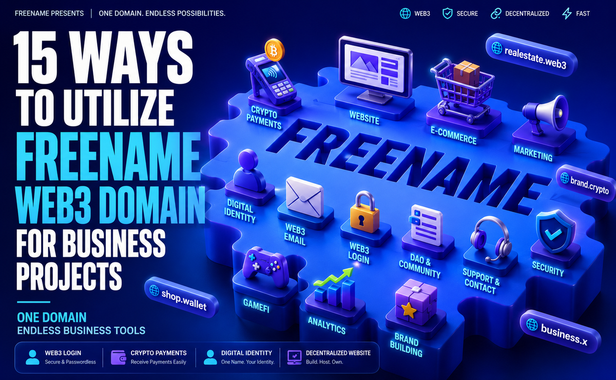 15 Ways to Utilize Freename of Webs3 Domain for Business Projects
