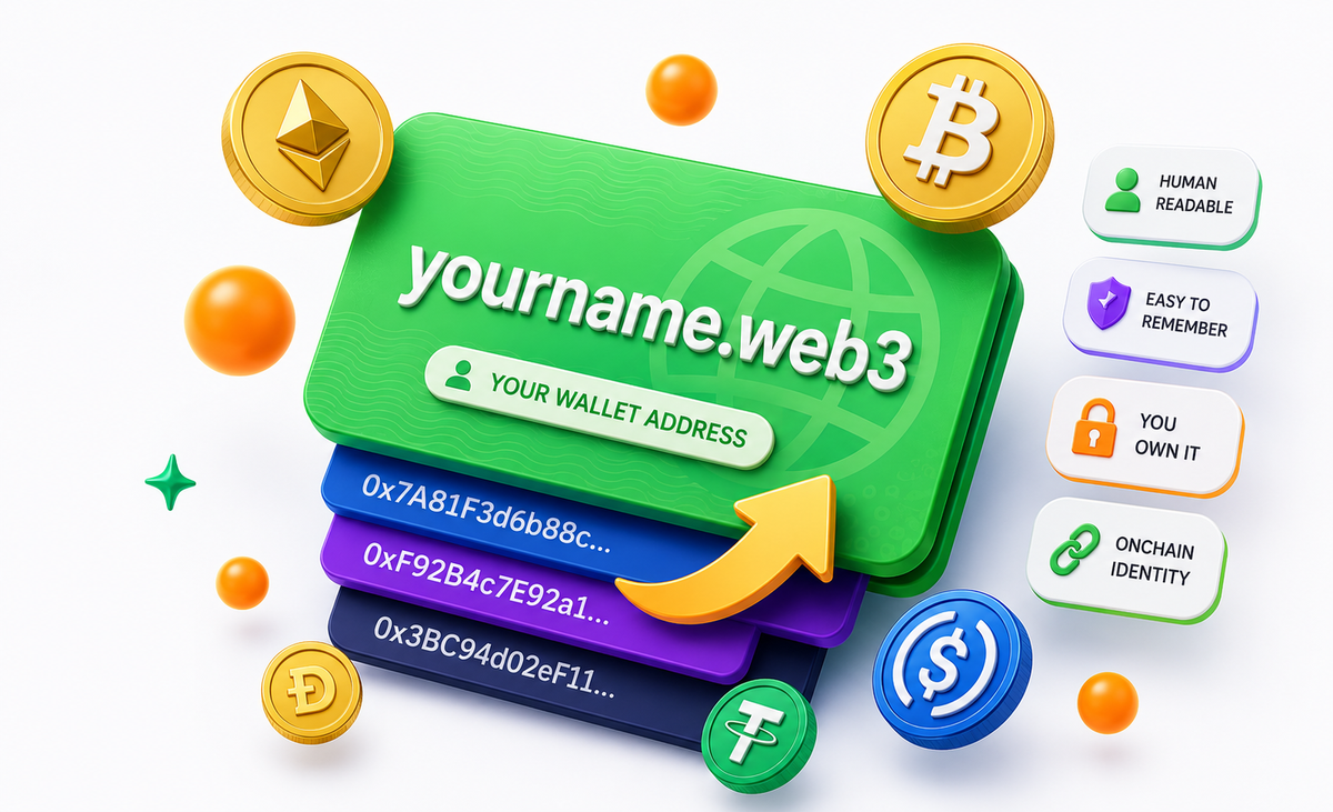How to Use Your Domain Name As Wallet Address