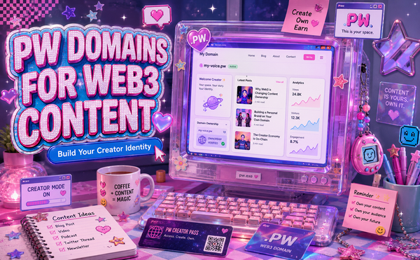 Using .pw Domains to Protect and Showcase Your Digital Content in Web3